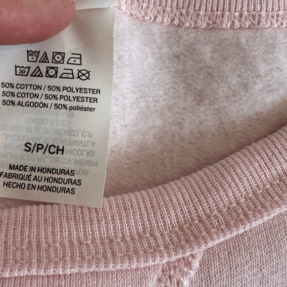 Hanes Sisterhood Pink Sweatshirt Size Small - Picture 3 of 3